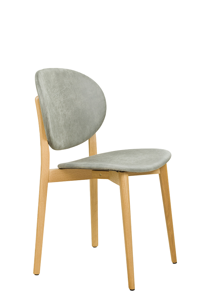 Gastronomiestuhl KPO-D-365-E | Eichenholz | Bezug: Linato-07