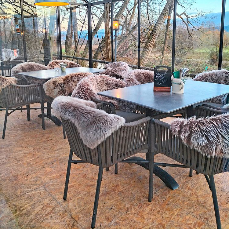 Terrassenstuhl Ramila-48 Taupe