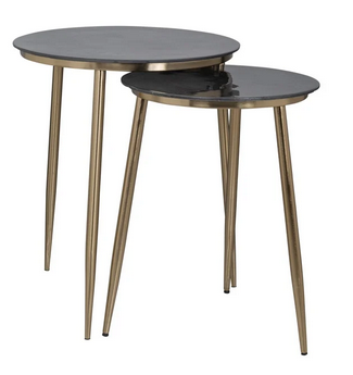 Ecktisch Finley Set von 2 (Gold)