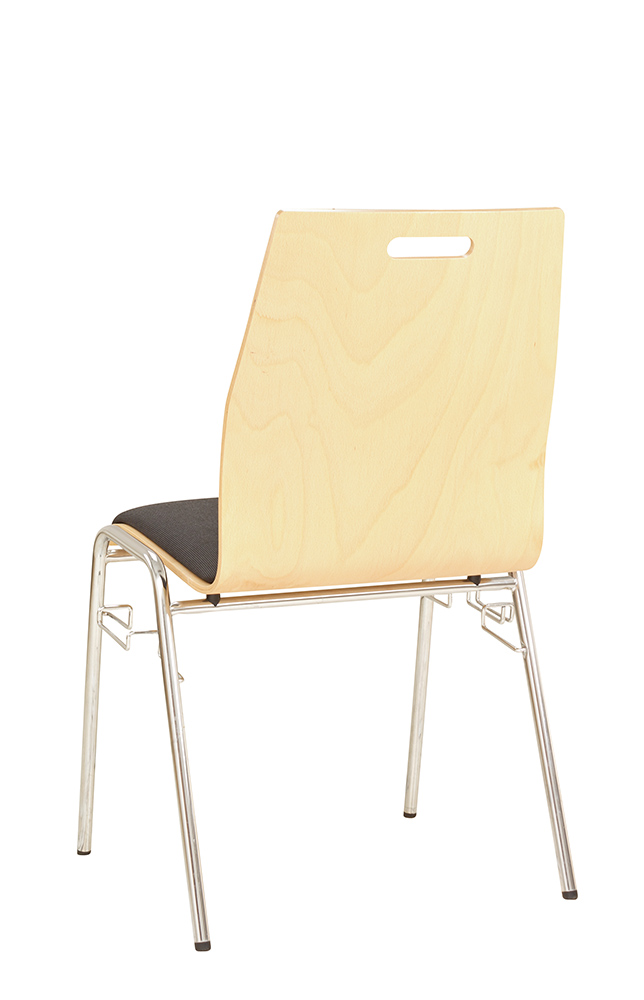 Gestell: Metall | Sitzschale: Buche Natur | Bezug: Sonderbezug