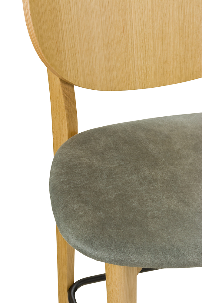 Gastronomiebarhocker KPO-C-362-E | Eichenholz | Bezug: Linato-07