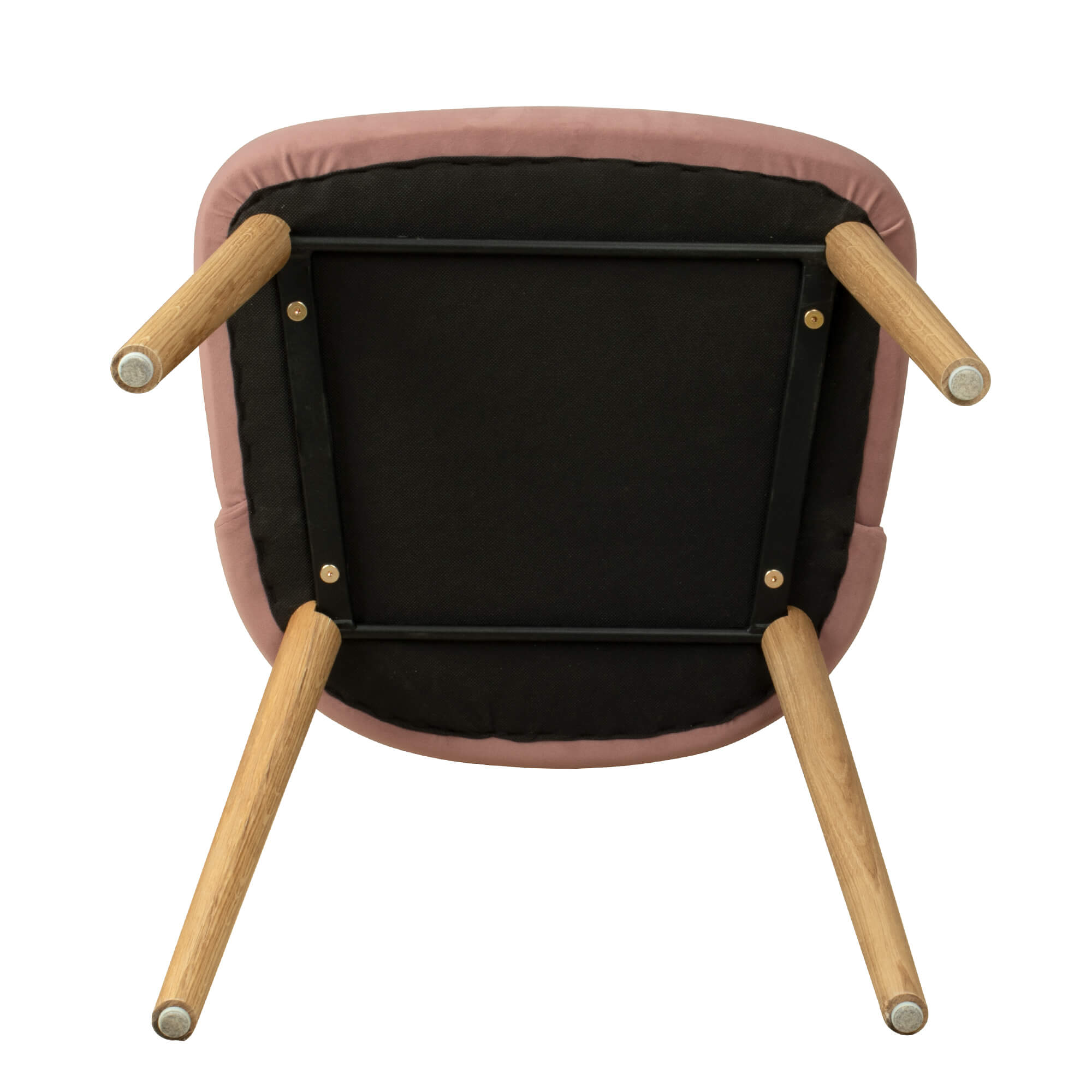 Vollpolsterstuhl mit Holzbeinen KDKS 200 - Detail Gestell