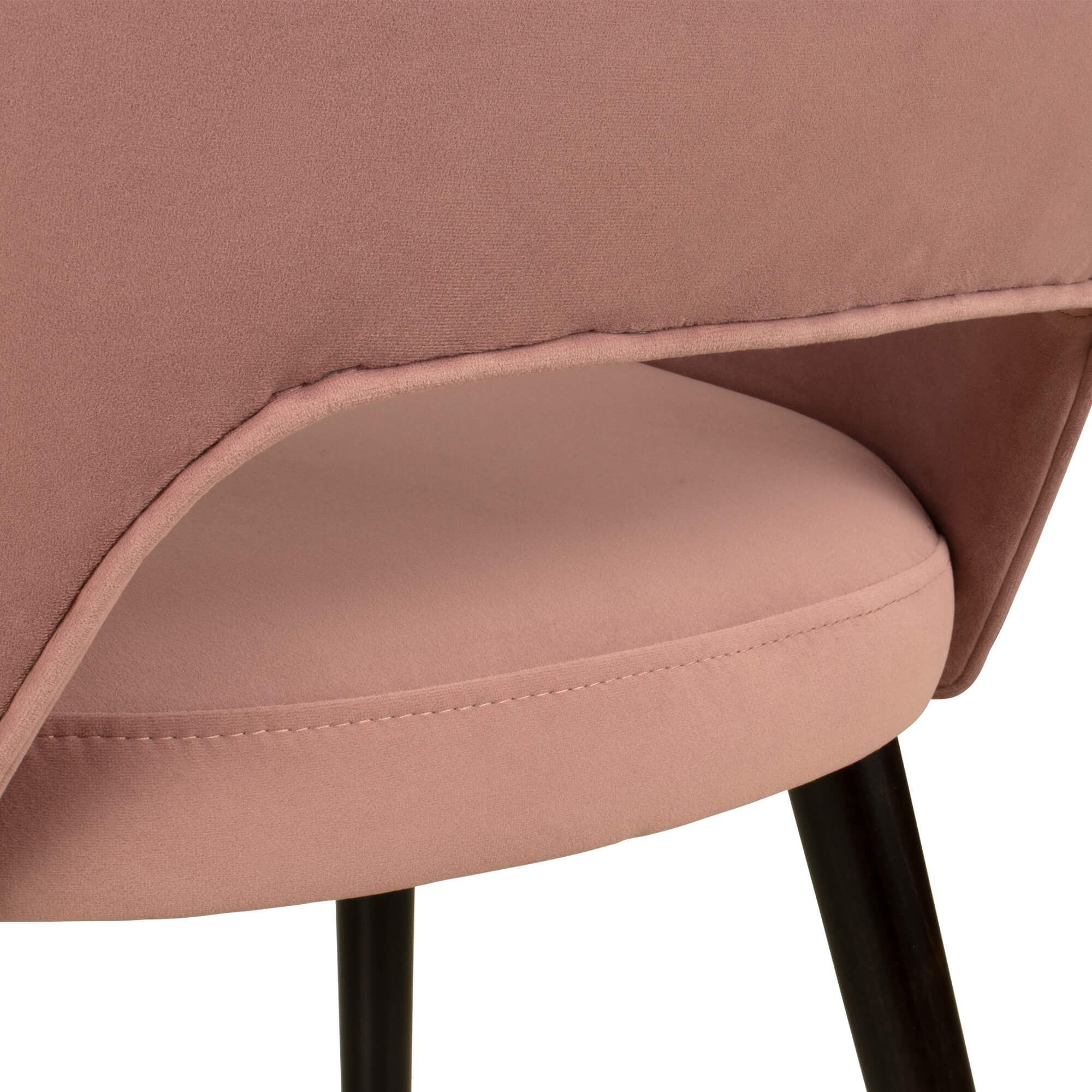 Vollpolsterstuhl mit Holzbeinen KDKS-A-200 - Detail Rueckenlehne