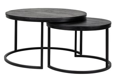 Couchtisch Catana Set von 2 (Black)