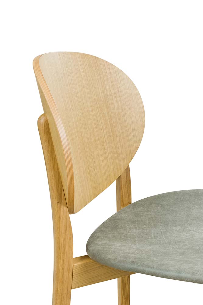 Gastronomiestuhl KPO-C-356-E | Eichenholz | Bezug: Linato-07