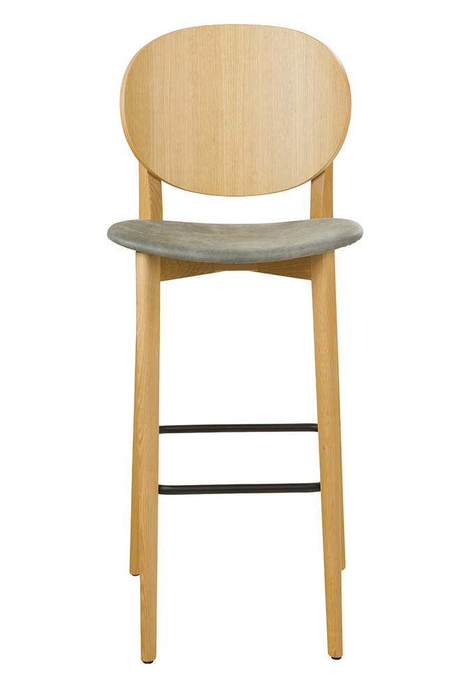 Gastronomiebarhocker KPO-C-362-E | Eichenholz | Bezug: Linato-07