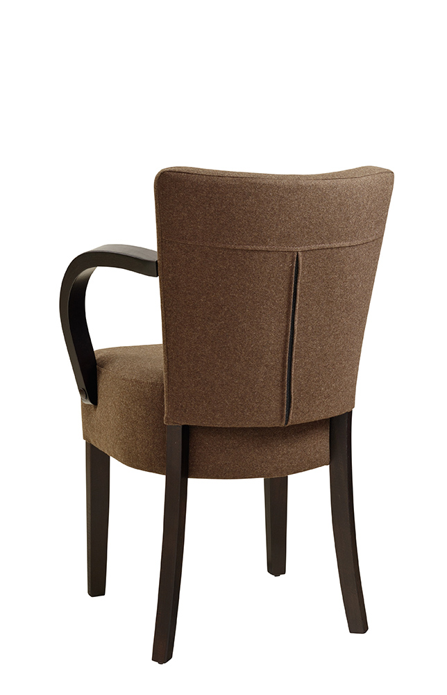 Beizton: Wenge - Bezug: Brauner Filz