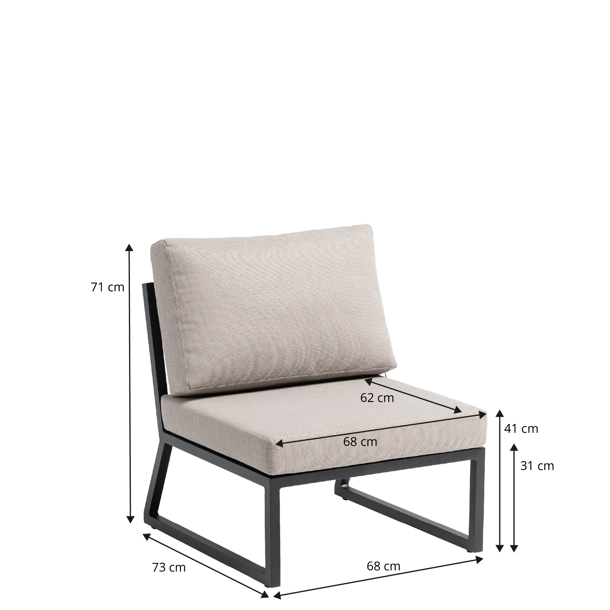 KETTLER-Atlantic-Mittelteil