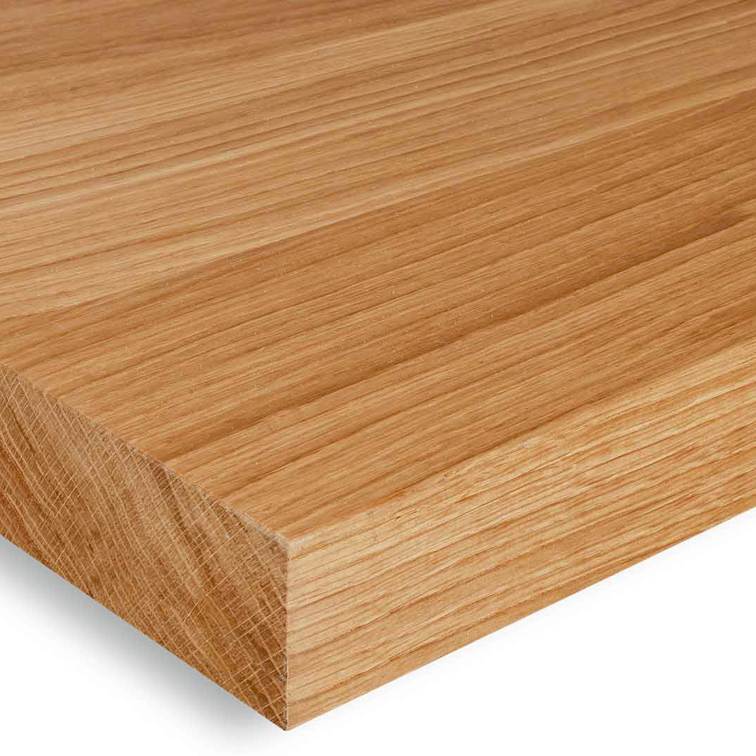 40mm Eiche massiv Premium Tischplatte LV