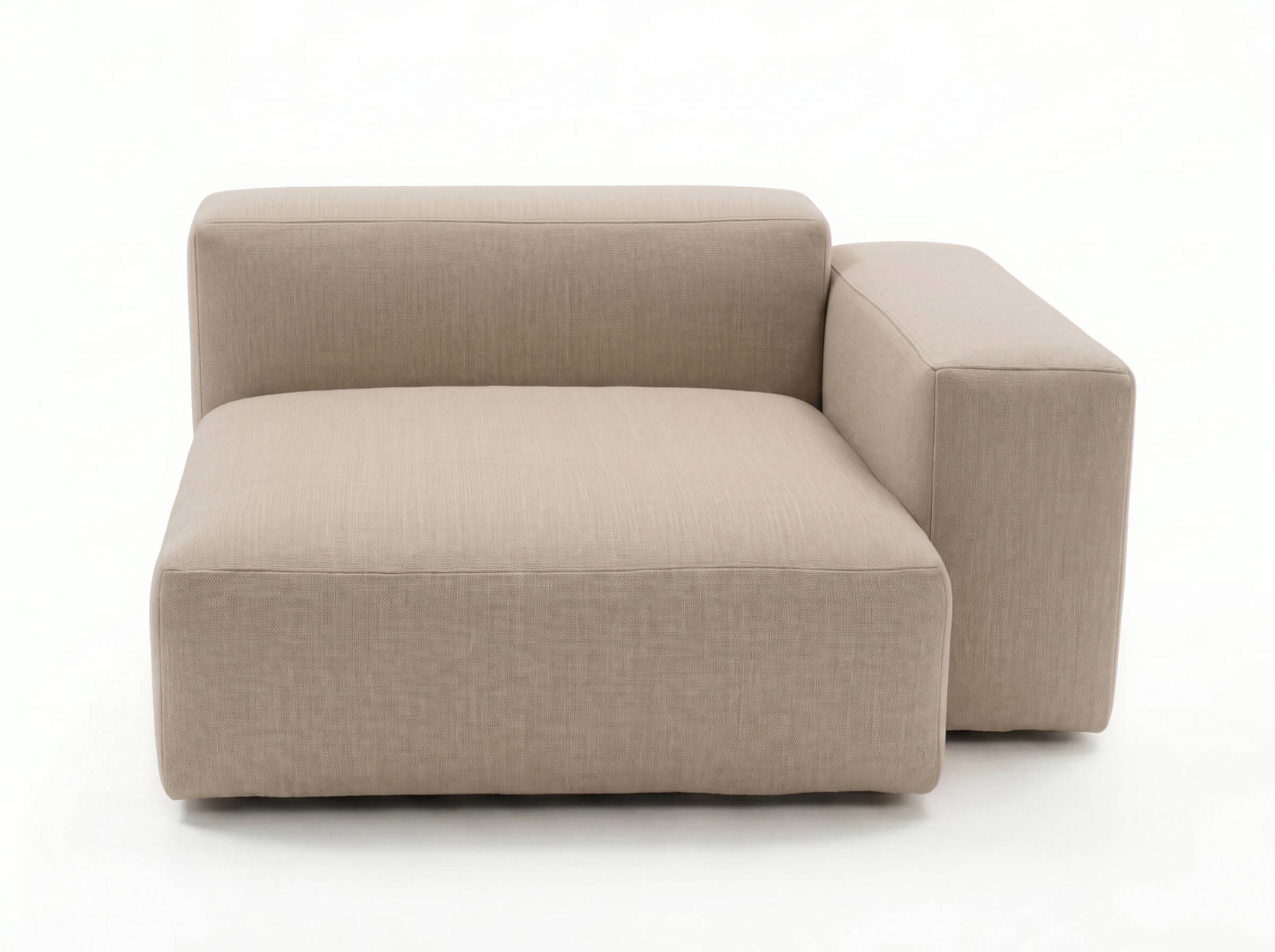 Modulares Outdoorelement Moduvano One Longchair rechts S - Palma 604