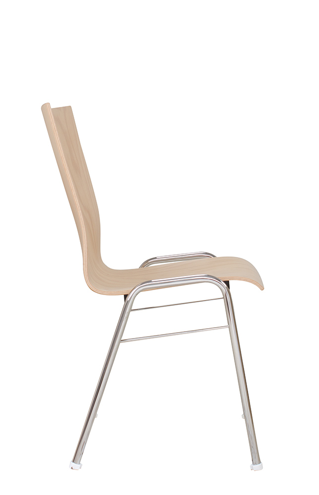 Gestell: Metall | Sitzschale: Buche Natur