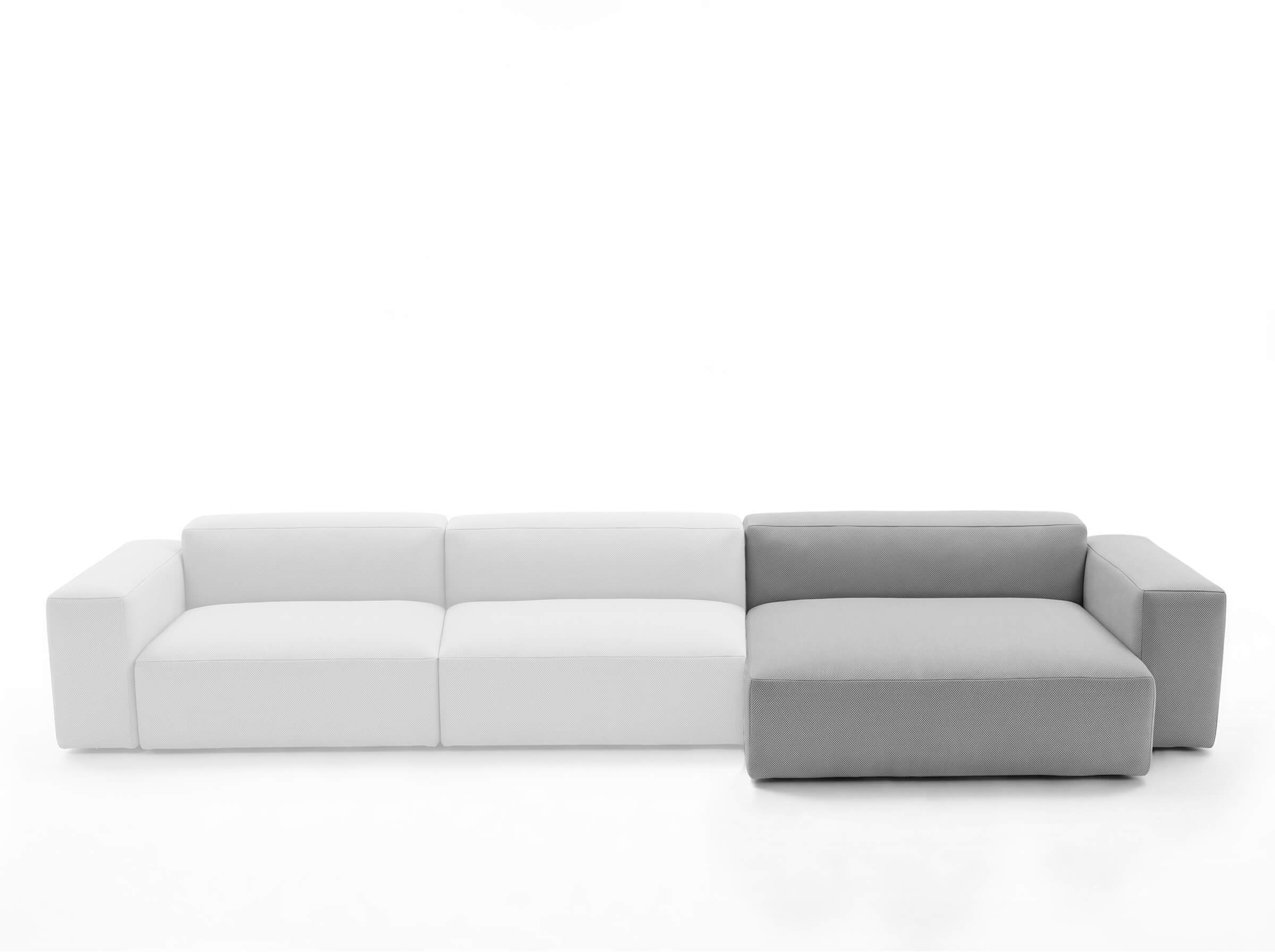Modulares Outdoorelement Moduvano One Longchair rechts M - Palma 604