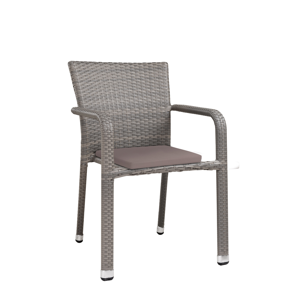 Sitzkissen Basato taupe