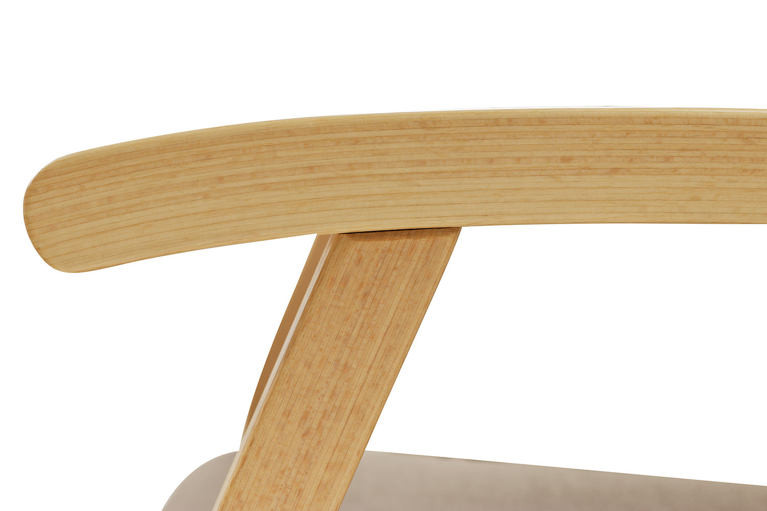 Beizton: Buche natur | Bezug Rücken: Gala-Light-grey | Bezug Sitz: Gala-Elephant