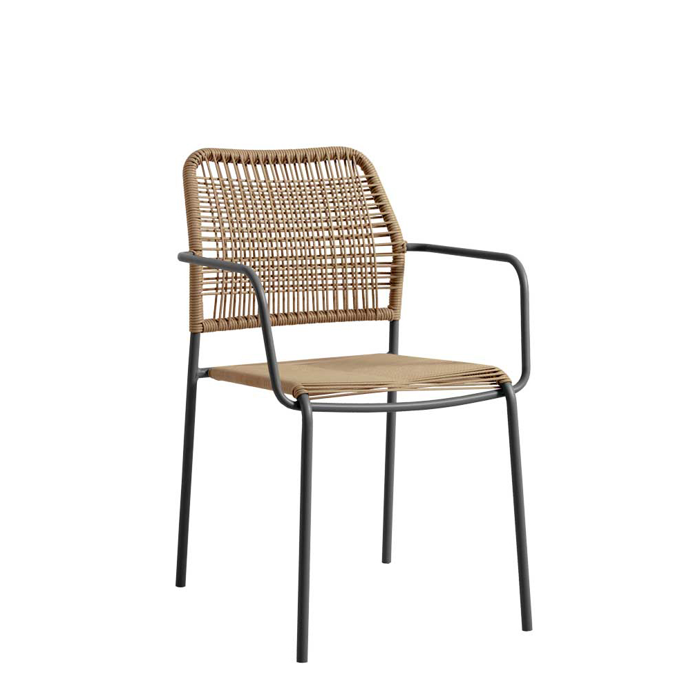 Outdoorstuhl Cordone Natur