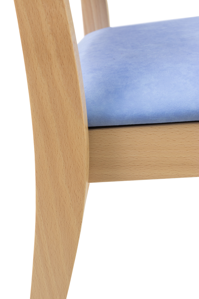 Beizton: Buche Natur | Bezug: Como dsn Cloud Lavender 4013