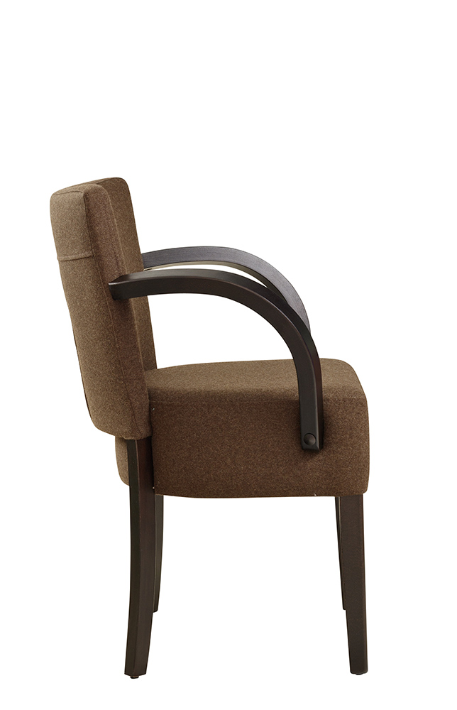 Beizton: Wenge - Bezug: Brauner Filz