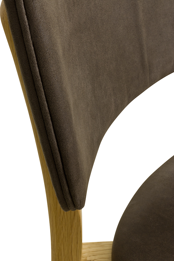 Gastronomiestuhl KPO-U-329-E | Eichenholz | Bezug: Linato-04