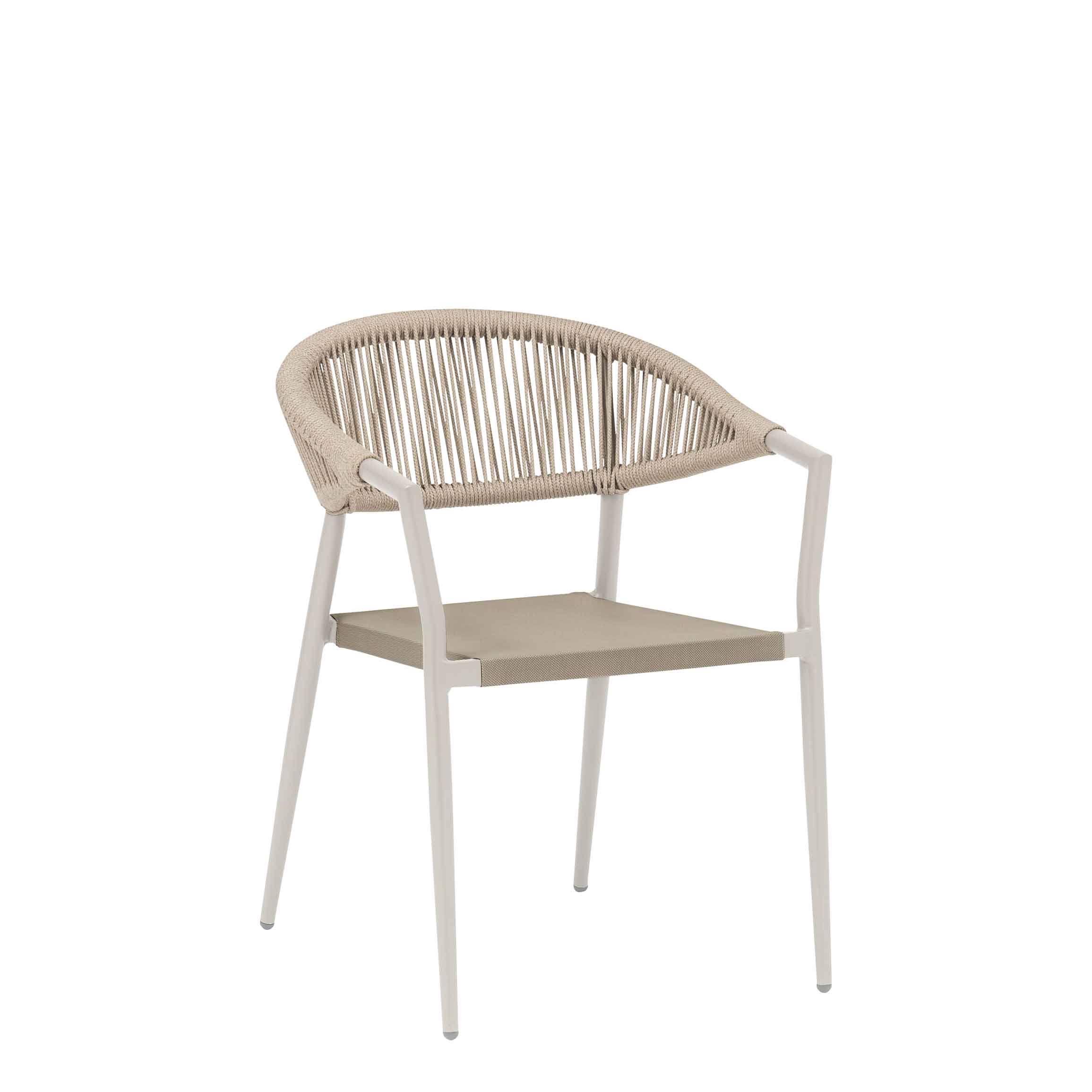 Outdoorstuhl Elcabo Cream