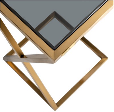 Beistelltisch Paramount gold (Brushed Gold)