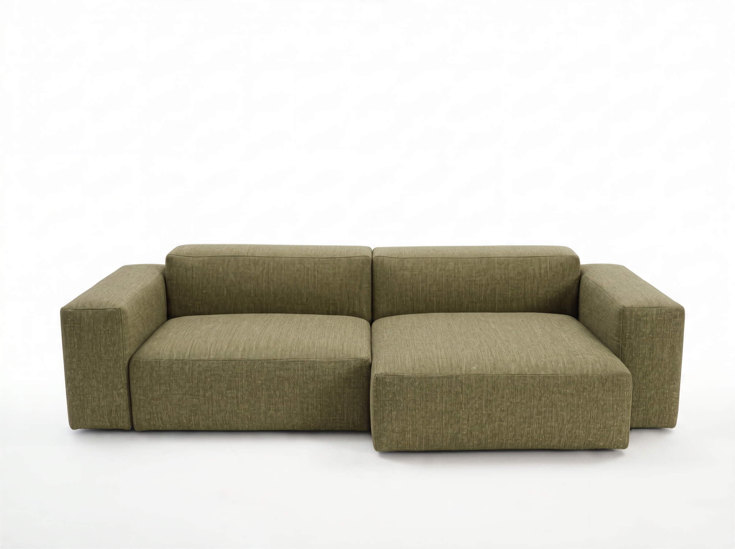 Modulares Outdoorsofa Moduvano One 2-teilig mit Longchair | 292 cm - Palma 616