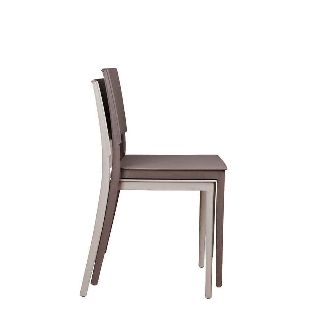 Kunststoffstuhl FOMA 1860 Light Grey
