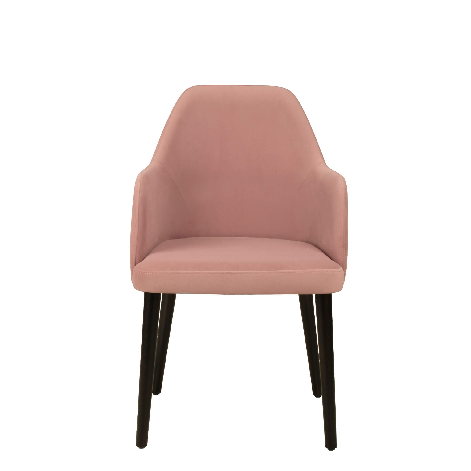 Vollpolsterstuhl mit Holzbeinen KDKS-A-100 - Vorderansicht