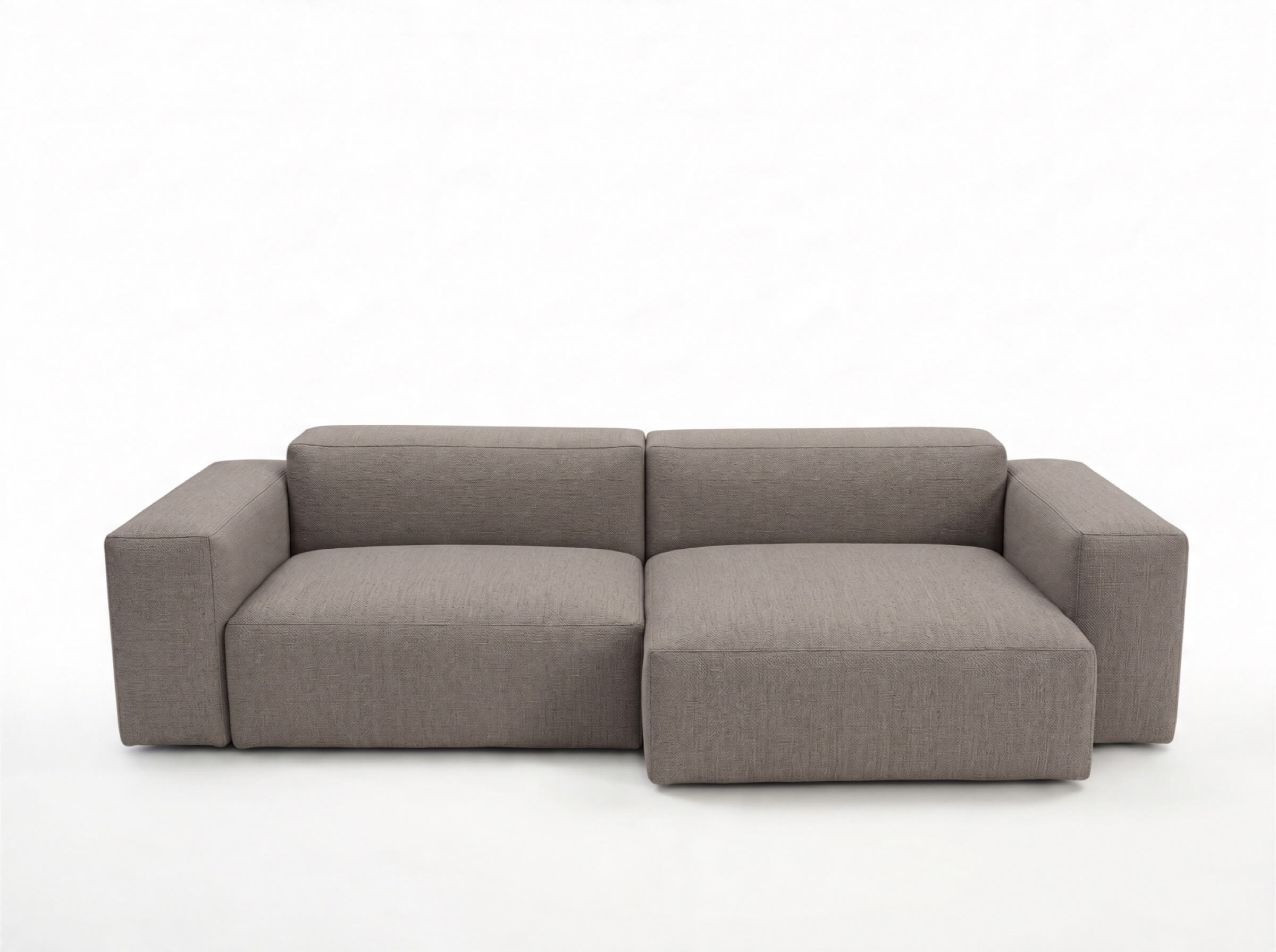Modulares Outdoorsofa Moduvano One 2-teilig mit Longchair | 292 cm - Palma 624