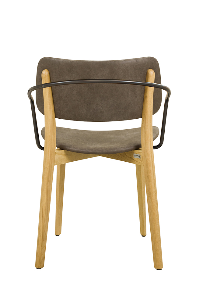 Gastronomiestuhl KPO-T-332-E | Eichenholz | Bezug: Linato-04