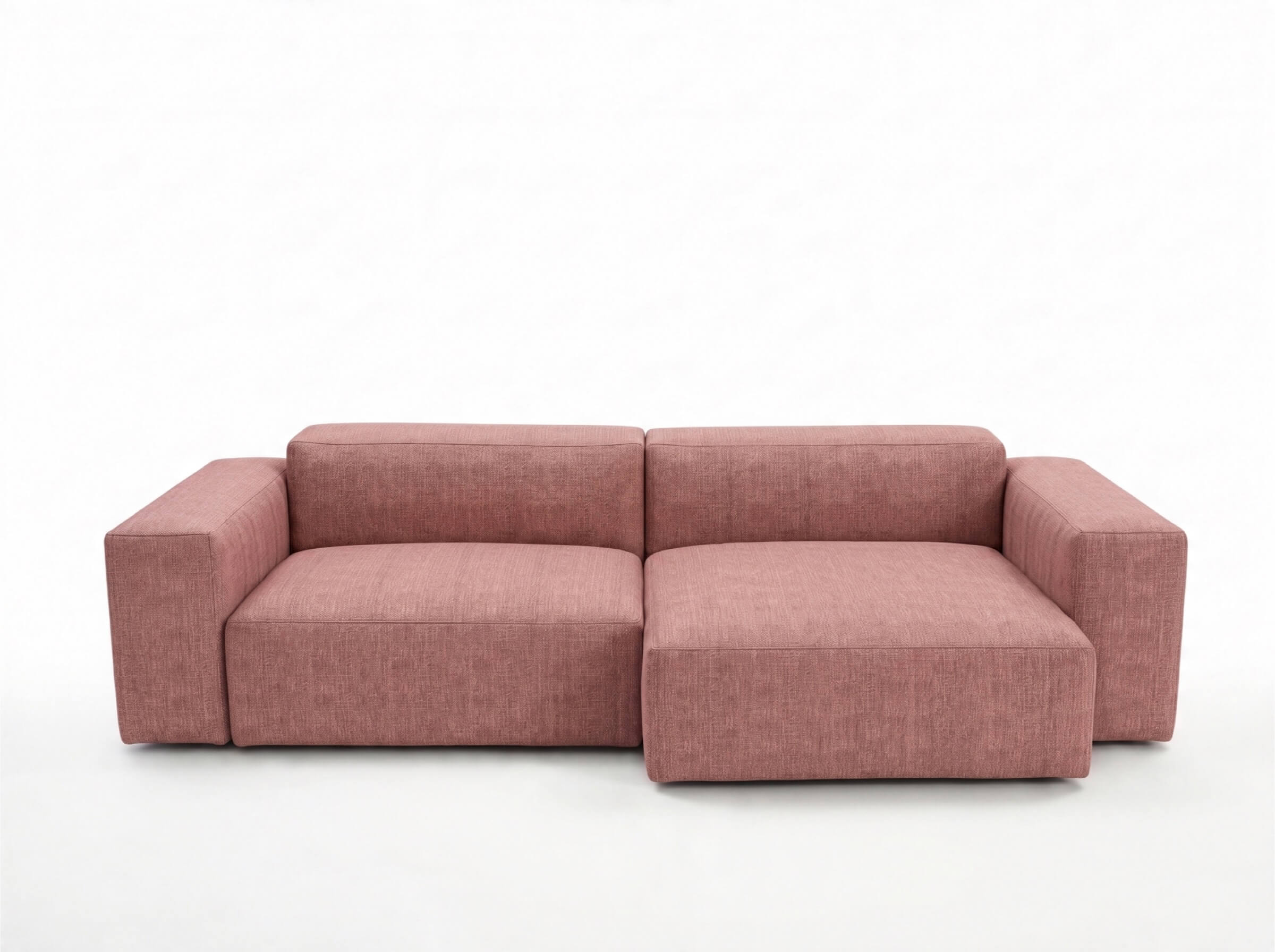 Modulares Outdoorsofa Moduvano One 2-teilig mit Longchair | 292 cm - Palma 611