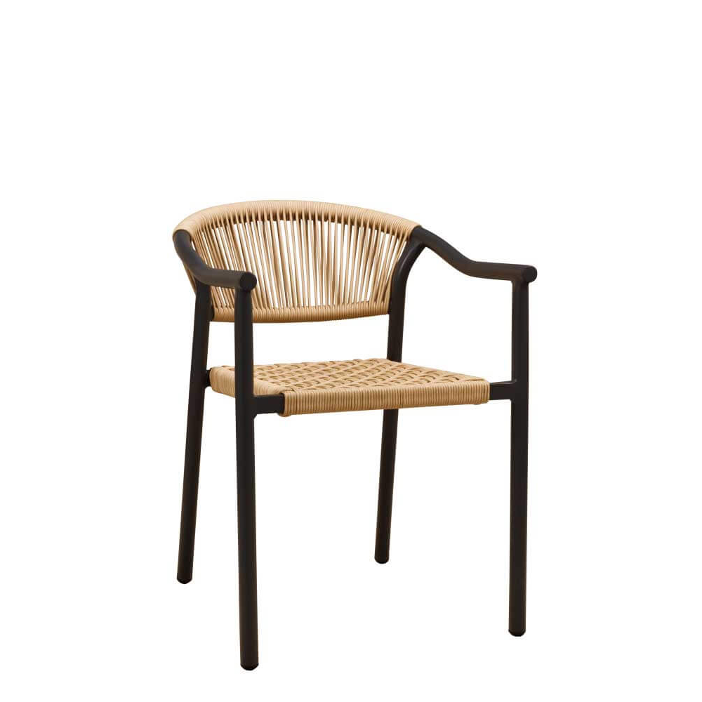 Outdoorstuhl Xona Creme