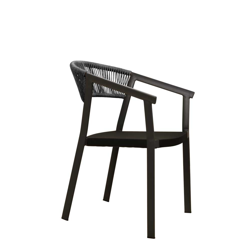 Outdoorstuhl Sponto Dark Grey