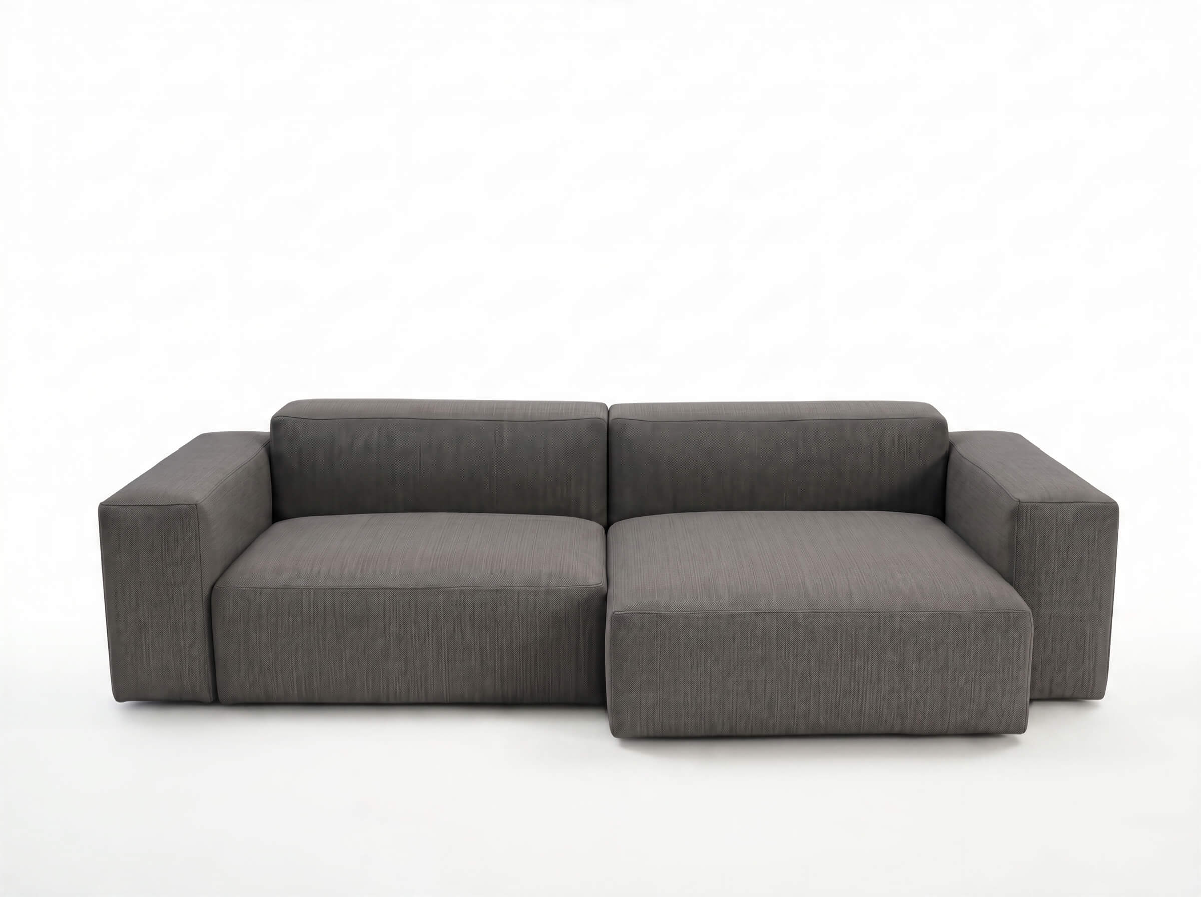 Modulares Outdoorsofa Moduvano One 2-teilig mit Longchair | 292 cm - Palma 628
