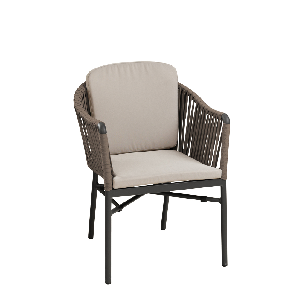 Terrassenstuhl Ramila-48 Taupe