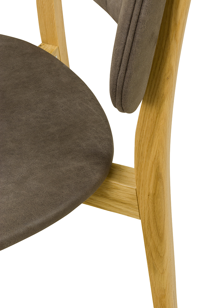 Gastronomiestuhl KPO-U-329-E | Eichenholz | Bezug: Linato-04