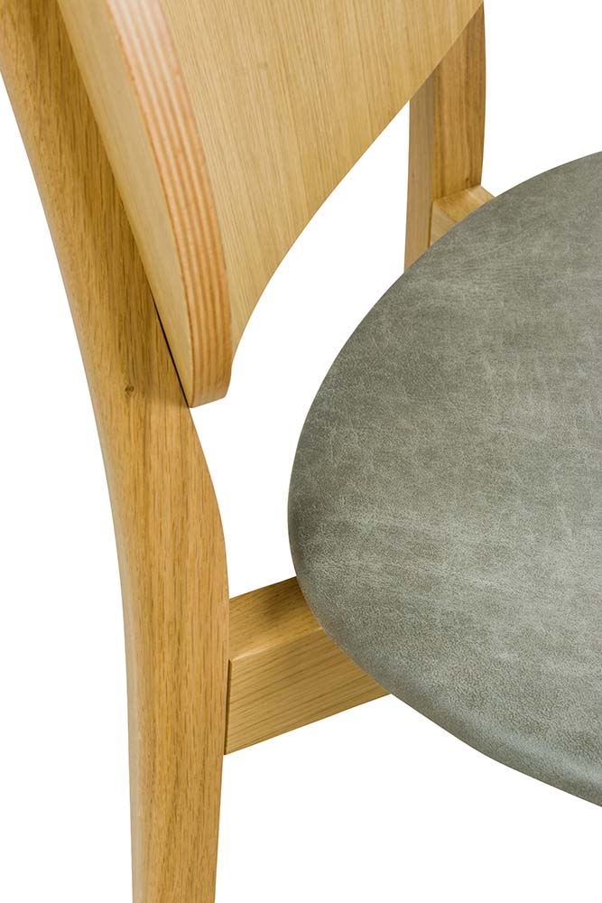 Gastronomiestuhl KPO-C-356-E | Eichenholz | Bezug: Linato-07