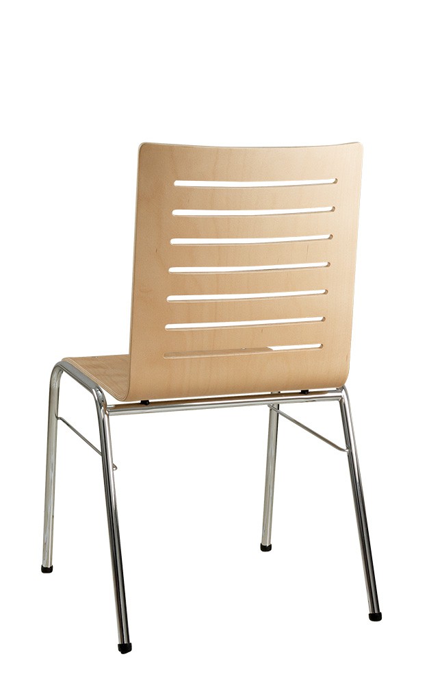 Gestell: Metall | Sitzschale: Buche Natur