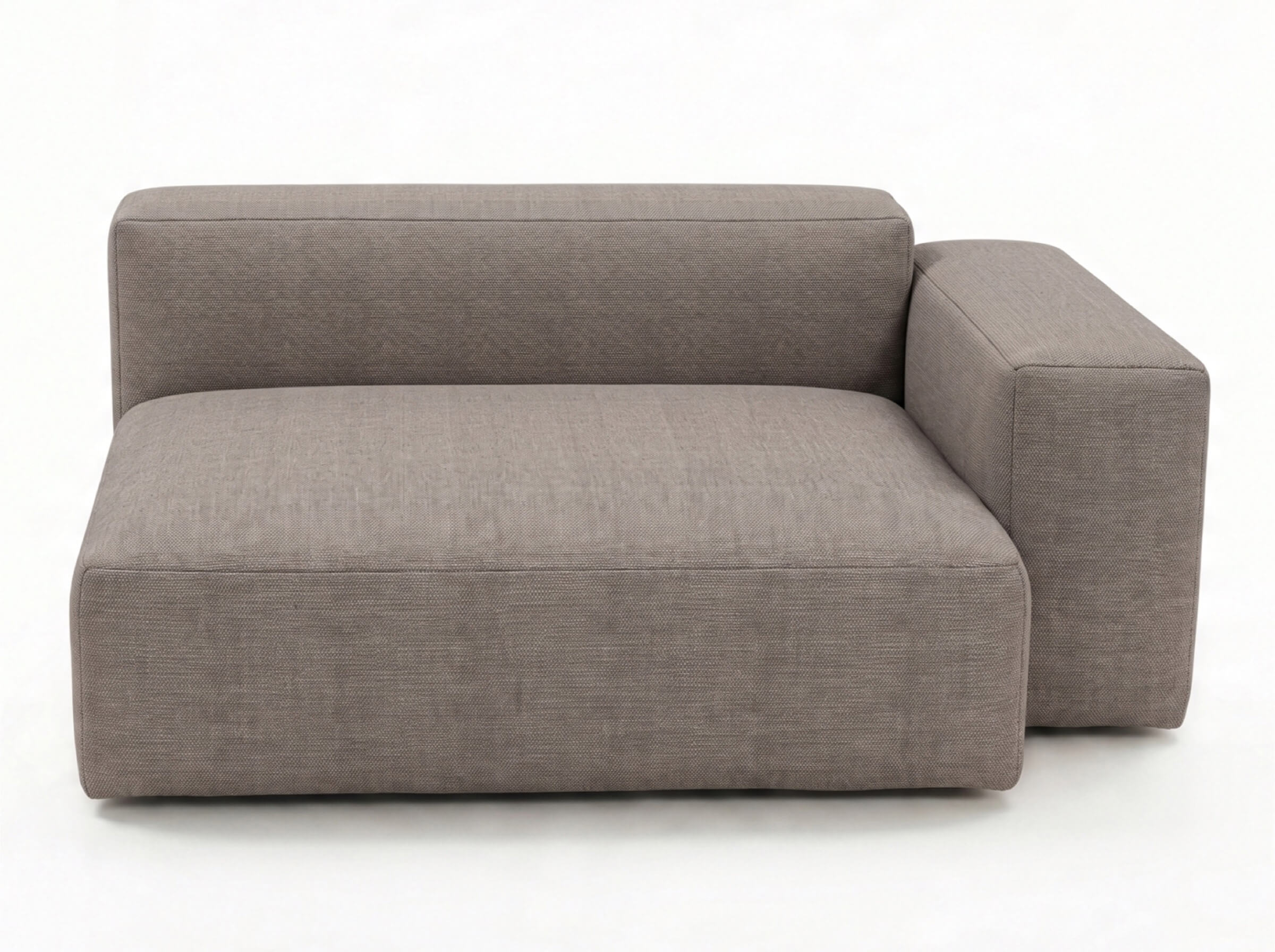 Modulares Outdoorelement Moduvano One Longchair rechts M - Palma 624