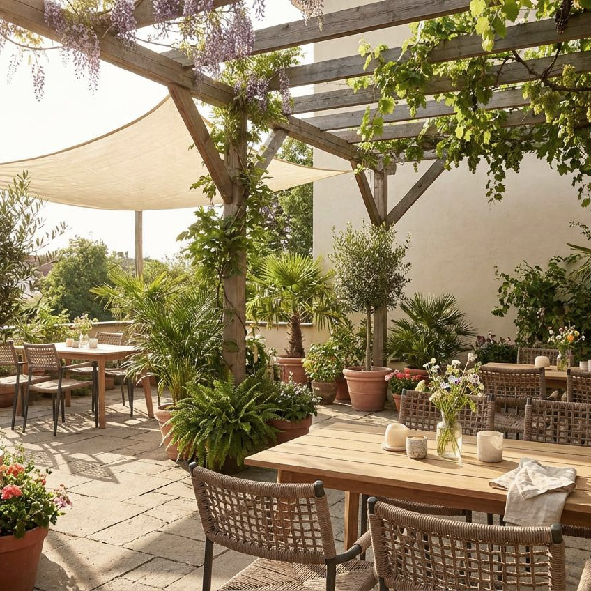 Outdoorstuhl Sisson Wheat