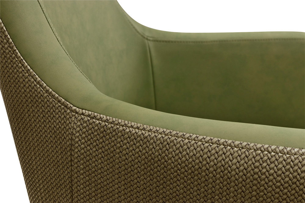 Beizton: Wenge | Bezug Außen: Wicker-05 | Bezug Innen: Ohio-01