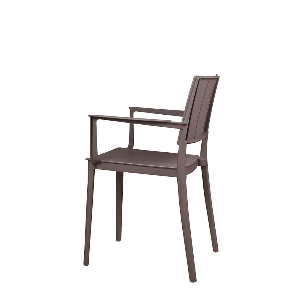 Kunststoffstuhl FOMA 1861 Taupe