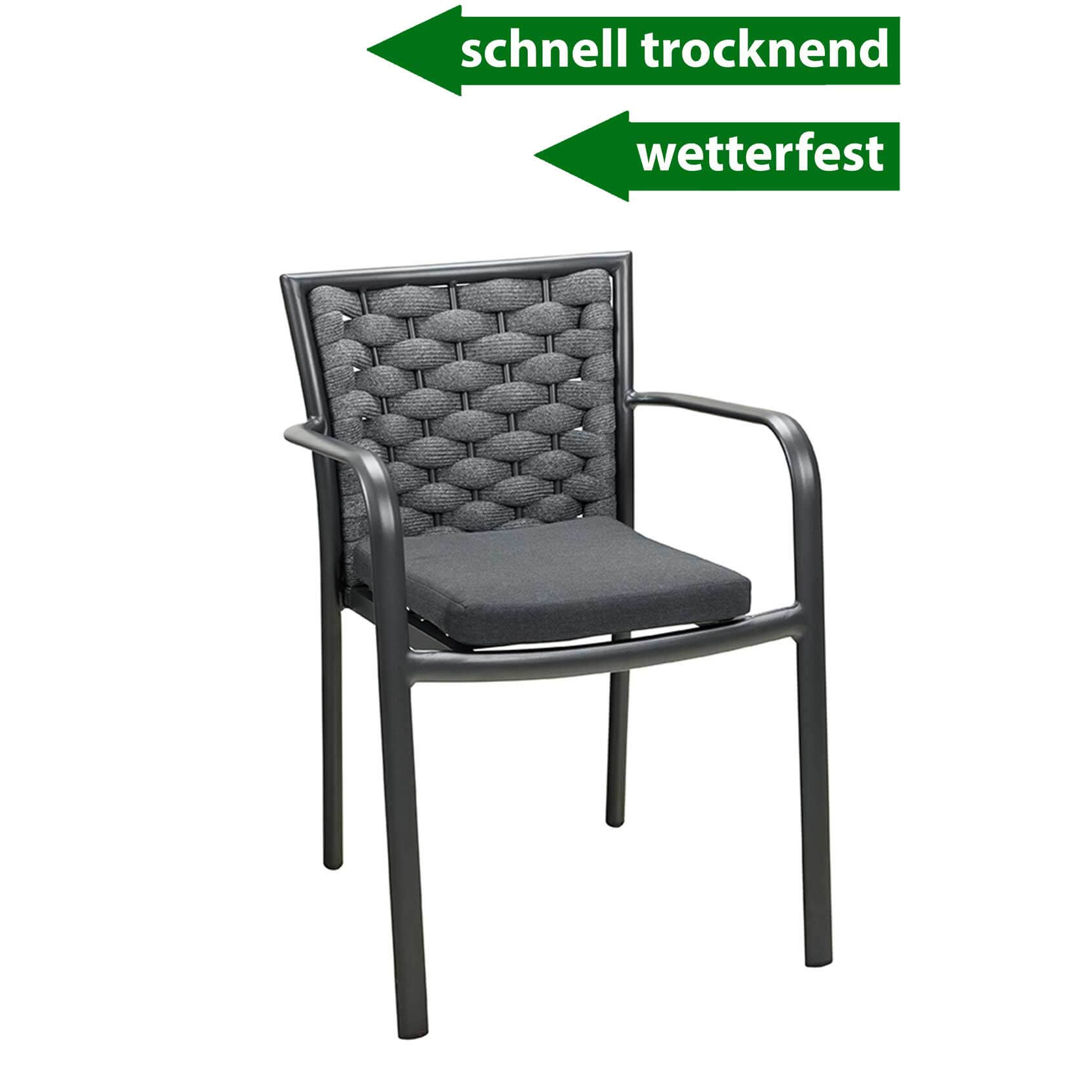 Outdoorstuhl Bentio Grey