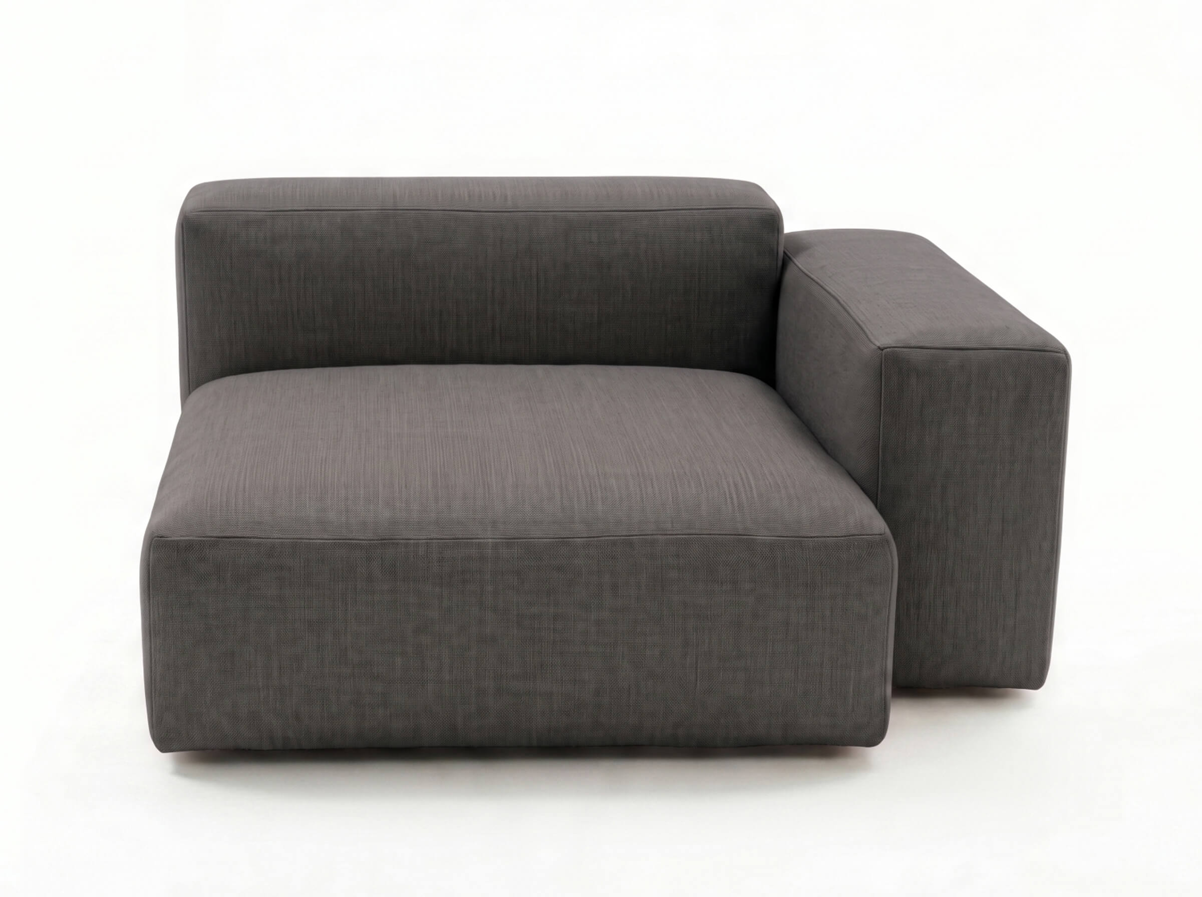 Modulares Outdoorelement Moduvano One Longchair rechts S - Palma 628