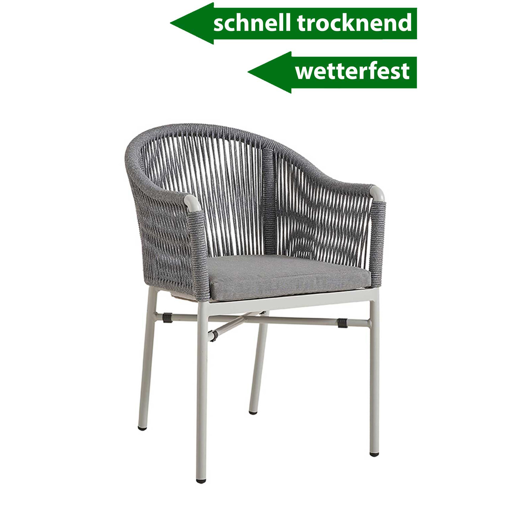 Terrassenstuhl Ramila RR Light Grey
