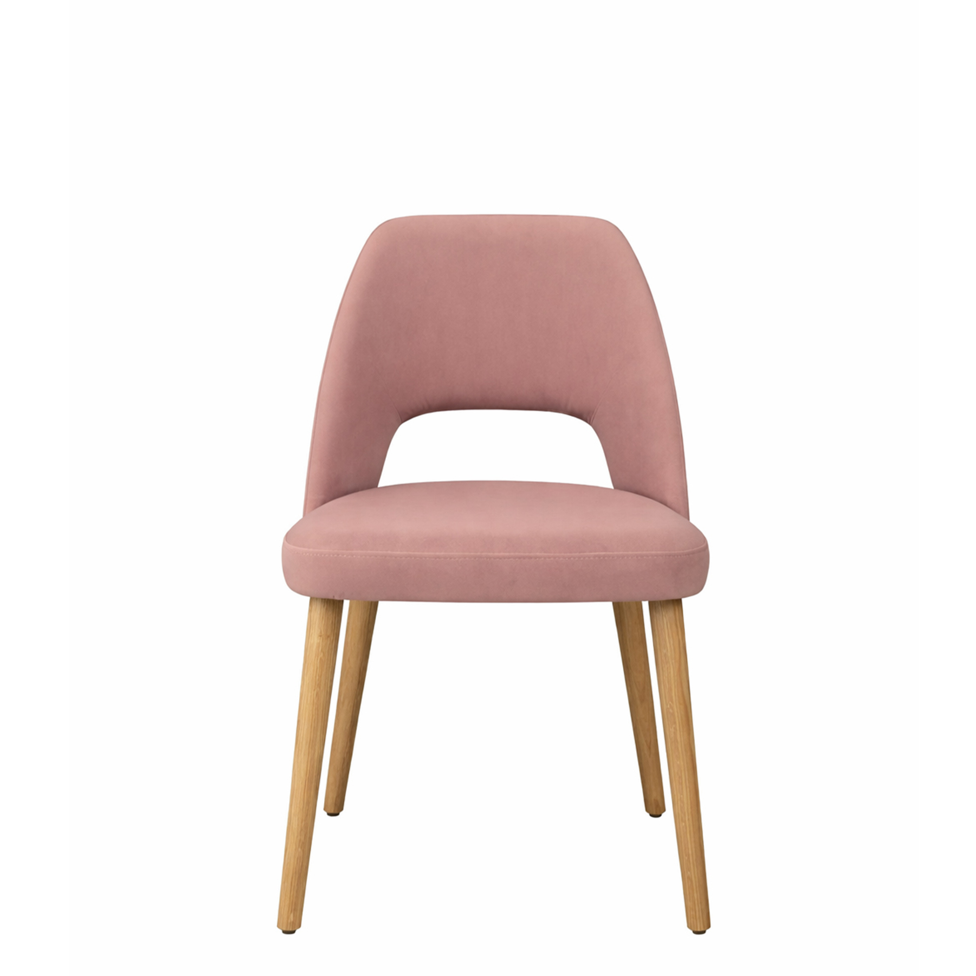 Vollpolsterstuhl mit Holzbeinen KDKS 200 - frontal