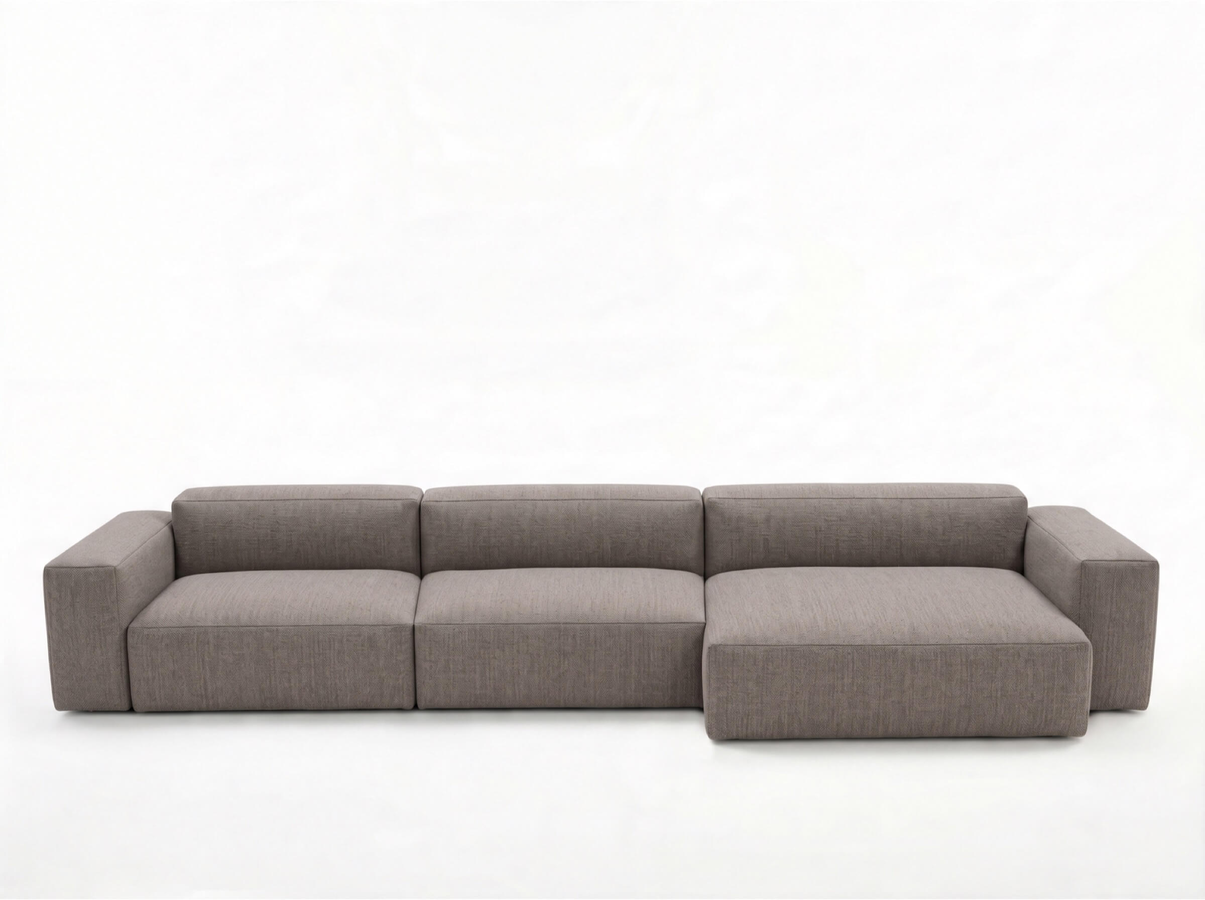 Modulares Outdoorsofa Moduvano One 3-teilig mit Longchair | 438 cm - Palma 624