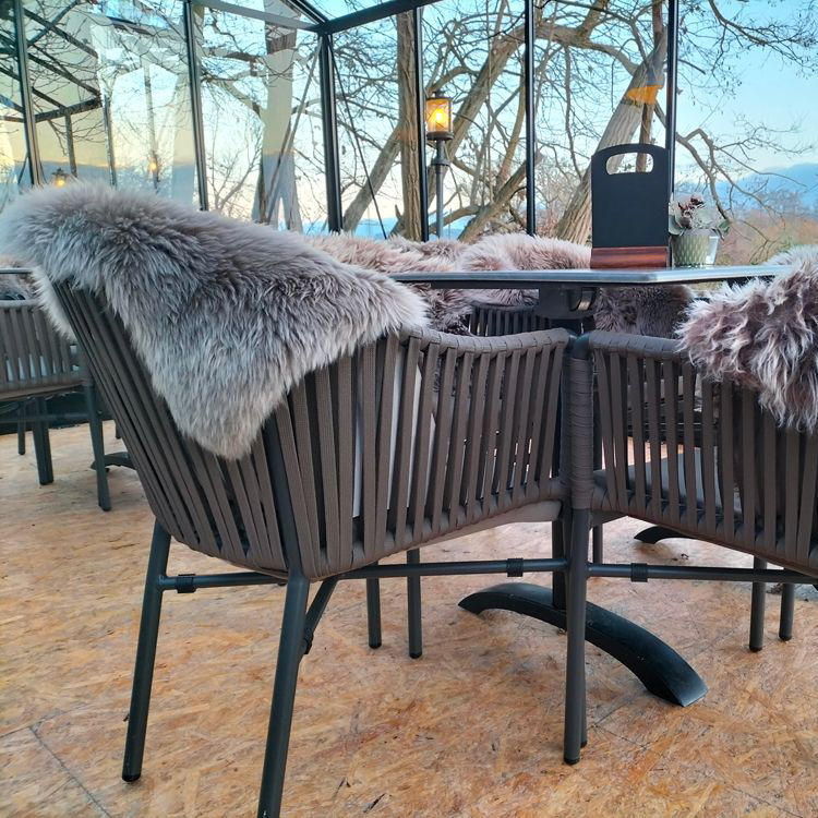 Terrassenstuhl Ramila-48 Taupe