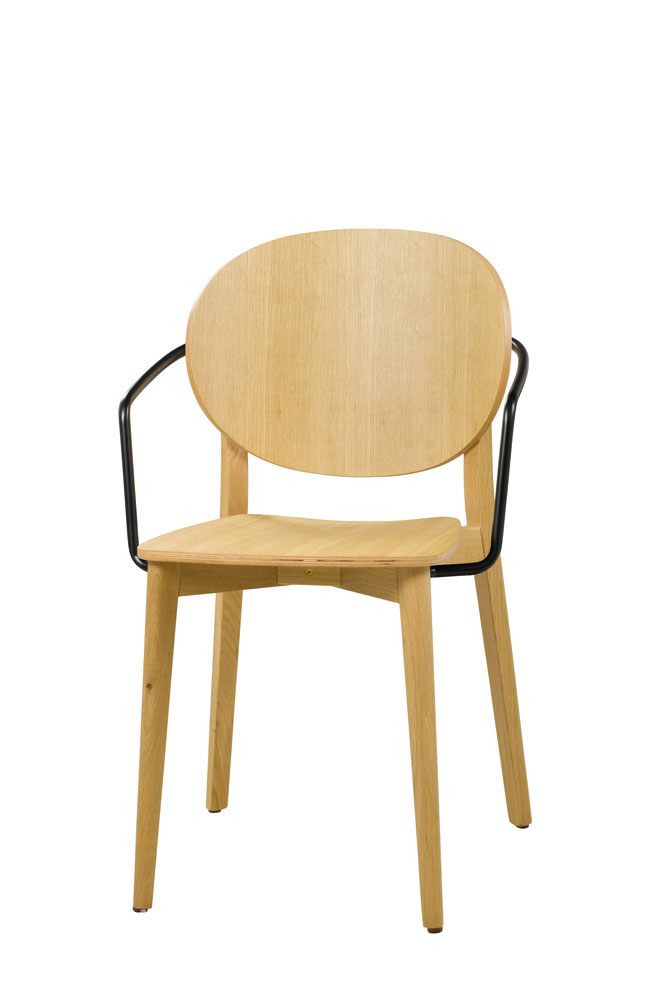 Gastronomiestuhl KPO-C-357-E | Eichenholz