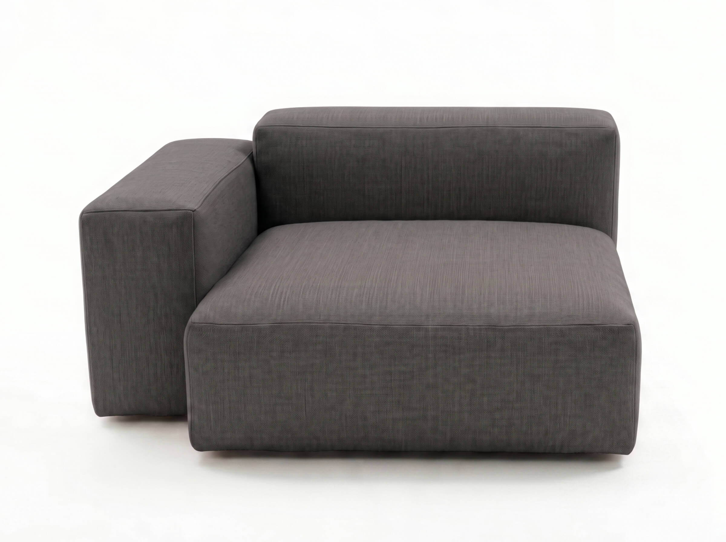 Modulares Outdoorelement Moduvano One Longchair links S - Palma 628