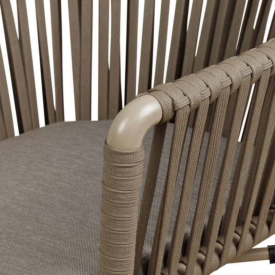 Terrassenstuhl Ramila-48 Brown